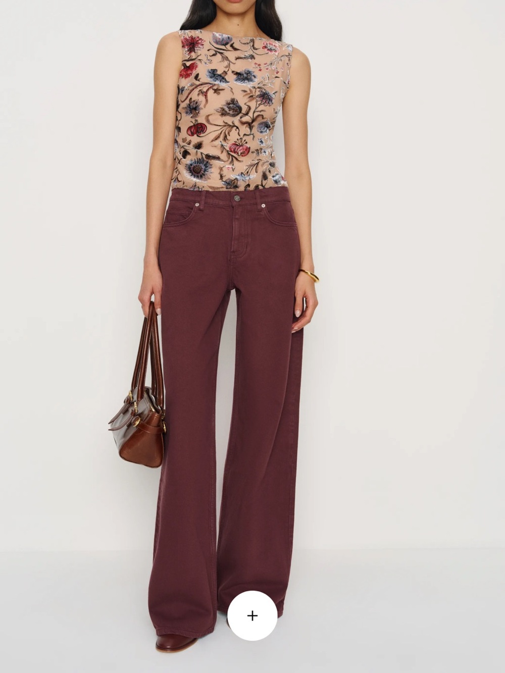 Reformation Low Rise wide leg Cary Jeans